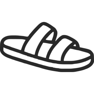 SM New York Flat Tan Sandals, Size: 7