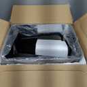 iTouchless 13 Gallon Stainless Steel Kitchen Trash Can with Odor Filter, Powered by Batteries (Not Included) or Optional AC Adapter (Sold Separately), Original Stainless Steel