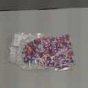 1000+ Pcs 4th of July Pony Beads, Red White and Blue Colors, Kandi Beads for Bracelet Making, Hair Braids, Necklaces, Key Chains, Jewelry, and DIY Crafts, Party