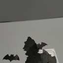 Geyee 100 Pcs Bat Cutouts - Realistic Black Bat Paper Cutout for Halloween Craft Projects & Party Supplies