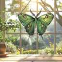 Luna Moth Ornaments Decor - Luna Moth Gifts for Women Men - Home Wall Room Kitchen Christmas Decorations - Acrylic Ornament