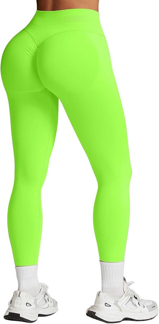 Impact Leggings for Women Hidden Scrunch Butt Leggings Seamless Workout Gym Yoga Pants Compression Tummy Control, Small