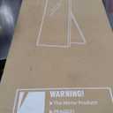 Floor Standing Mirror, Wall Mirror With Stand Aluminum Alloy Thin Frame