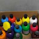 15 Colors Large Acrylic Paint Set (16.9 oz,500 ml), Bulk Acrylic Paint Non-Toxic Art Painting Supplies on Multi Surface Pumpkin Canvas Wood Craft Fabric Rock for Artist Kids with Color Wheel