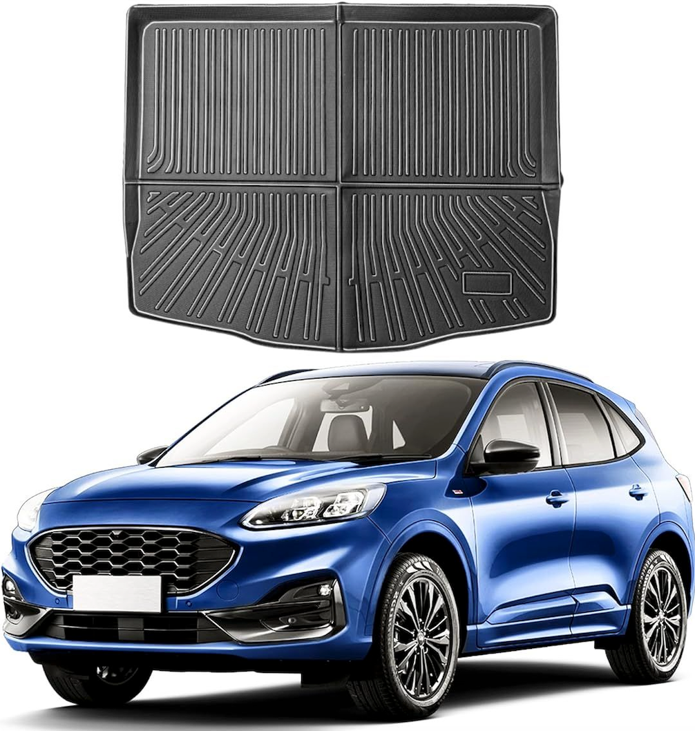 Cargo with Backrest Mat Compatible with 2020 2021 2022 2023 2024 Ford Escape