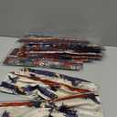 JaGely 12 Pcs Red White and Blue Hairband American Flag Patriotic Headbands for Women Military Veteran Gifts USA Flag Hair Accessories Stretchy Non Slip Wide Knotted Bandanas for Memorial Day