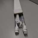 T8 T12 LED Tube Light Bulbs 4 Foot, 5 Power(10W-24W)& 6CCT(3000K-6500K) All in 1, Plug & Play or Ballast Bypass, T8 4ft Fluorescent Replacement, Durable Type A+B Light Tube, ETL DLC (4Pack)