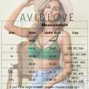 Avidlove Bralettes for Women Underwire Lace Floral Crossover Bra T-Shirt Everyday Bra Lingerie (Green, S)