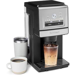 Cuisinart Coffee Maker, Grind and Brew Single Serve Coffee Maker, 6 Cup Sizes, Built-in Stainless Steel Burr Mill, Adjustable Strength, Grind Control and Over Ice Feature, Easy Cleaning, DGB-30
