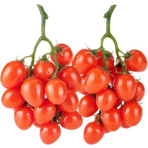 PH PandaHall 2 Pack Artificial Cherry Tomatoes 6.1 inch Long Artificial Fruit Lifelike Simulation Tomato Red Tomatoes Decoration Faux Fruit Props for Home Kitchen Cabinet Party Pretending Prop