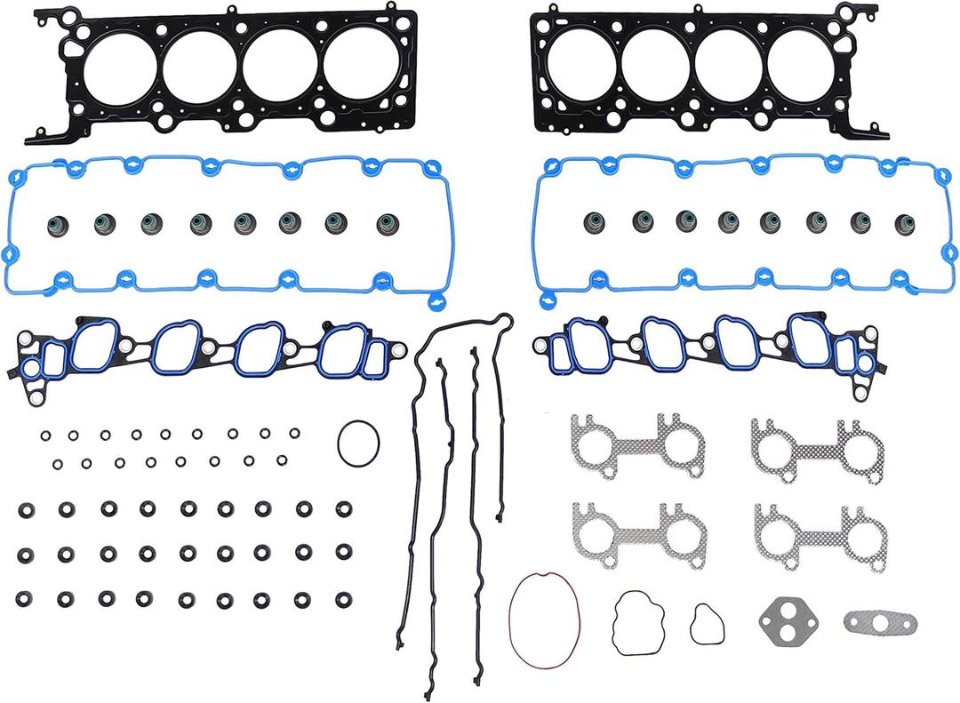 DNJ HGS4172 MLS Cylinder Head Gasket Set for 2004-2008 Ford E-150, E-150 Club Wagon, E-250 5.4L V8 16V SOHC 330cid