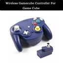Inventii Game Cube Controller,NGC 2.4G Wireless Classic Controller for Wii Game Cube, With Receiver Adapter (Blue and Orange)