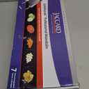 Jaccard Stainless Steel SafeHands Mandolin Slicer, Food Chopper, Compact Vegetable Chopper with Seven Interchangeable Blade Cartridges, Easy to Use and Store, Dishwasher-Safe