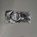 Tatuo 5 Pieces Straw Carrying Case Reusable Cutlery Pouch Portable Drawstring Bag, Storage Travel Bag for Straws, Knife, Fork, Spoon,chopsticks Stainless Steel,glass,silicone(11.7 x 3.9 Inch)