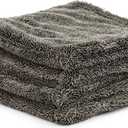 Griot's Garage PFM Ultrafast Edgeless Towels for Car Cleaning and Detailing, Hyper-Absorbent, Scratch-Free, Compact, 16” x 16”, Set of 2, 55539