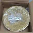 7.87'' Brass Canopy for Chandelier Pendant Light, Gold Rustic Mounting Plate Kit for Hanging Ceiling Lights