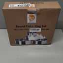 Doyzee Supplies Cake Mold Set - Pastry & Mousse Ring Molds for Baking - 4/6/8/10 Inch