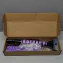 HEEYA 44 Inch Snow Brush for SUV, Ice Scraper for Car Windshield Window, Extendable Snow Scraper and Brush with Comfortable Foam Grip for Truck Vehicle Automobile - Purple