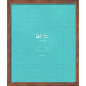 LaVie Home 24x30 Picture Frame Brown, Puzzles Frame for Wall Decoration, Classic Brown Minimalist Style Suitable for Decorating Houses, Offices, Hotels, Puzzles Posters Photos or Artwork1 Pack