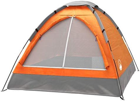 2 Person Camping Tent with Rain Fly and Carrying Bag - Lightweight Outdoor Tent for Backpacking, Hiking, or Beach Use by Wakeman Outdoors 210x140x110