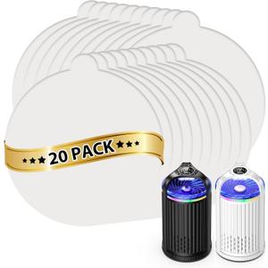Flying Insect Traps Indoor for Fruit Flies, Moths, Fungus Gnats, Mosquitos Refill Pack of 20
