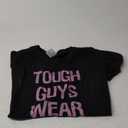 Tough Guys Tough Boys Wear Pink Funny Pink Color Lovers T-Shirt, Medium, Black