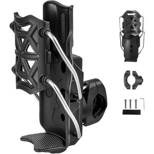 Bike Water Bottle Holder, Adjustable Bike Water Bottle Cage for 1.26-3.03” Diameter Bottle, 2026 Cycling Water Bottle Cage for Bicycle Motorcycle, Firmly Hold for 20-35MM Handlebars Bar, ABS