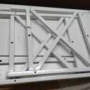 APPOLYN 40-50 Gal Aquarium Stand with Cabinet Storage, White