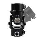 5/8"- 36 Spline x 3/4" DD Black Steering Universal U Joint Single Steering Shaft 83mm