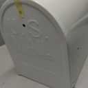 Mail Boxes for House Outside, RAINHOL White Mailboxes for Outside, Galvanized Steel Post-Mount Mailboxes, 19 x 8.7 x 6.7 Inches