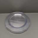 bUCLA 30PCS Clear Plastic Dinner Plates Disposable - 10.25" Heavy Duty Clear Plastic Plates for Party & Wedding