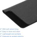 uxcell 6 Pcs Knife Tip Guards 9.45"x 2.17" ABS Knife Cover Sleeves Knife Case Blade Protector Universal Knife Sheath for Home Kitchen Knife, Black
