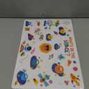 6 Pack Placemats for Kids, Non-Slip Washable, Reusable Placemat - Dinosaur, Farm/Wild/Marine Animals, Construction Site, Universe, Educational Placemats for Home, Kindergarten, Classroom, Nursery