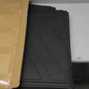 Xipoo 5.5FT Truck Bed Liner Compatible with 2021 2022 2023 2024 2025 Ford F150 Bed Mat Tailgate Cover TPE Replacement for 2021-2025 Ford F150 Accessories (5.5FT Truck Bed Mat+Tailgate Mat) (Black)