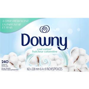 Downy Fabric Softener Dryer Sheets, April Fresh, 240 Count