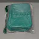 Replacement Lids fits Pyrex 3-Cup Glass Food Storage Container Bowls, (7.75 x 5.75-Inch) Plastic Rectangle Lids Covers for Pyrex 7210-PC, Airtight & Leakproof (6-Pack, Turquoise) (Turqoise)