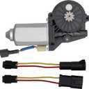 2 pins Power Window Motor Compatible with Ford F-550/F-450/F-350/F-250 Super Duty Front Left/Rear Left Driver Side 1999Replace for F81Z1523395AA F81Z1523395BA F81Z15233V95AARM 742-186