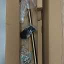 Ivilon Window Curtain Rod Decorative End Cap Design, 1 Inch Rod, 28 to 48 Inch. Warm Gold