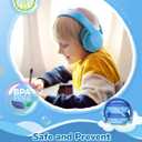 iClever Noise Cancelling Headphones for Kids Adults, SNR 29dB Safety Noise Reduction Ear Muffs for Autism Sensory &Concentration Aid, Ear Hearing Protection for Fireworks/Event/Monster Jam/Concert