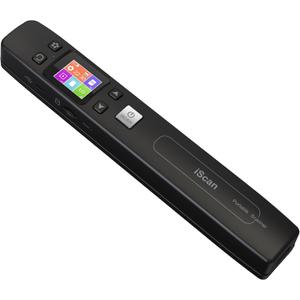 Portable Handheld Scanner Included 16G SD Card, Wand Scanner for A4 Documents Pictures Pages Texts Receipts Books Up to 1050DPI, Colorful LCD Display, Uploads Via USB Cable, No Driver