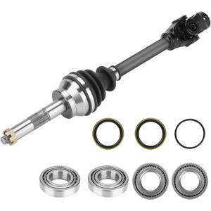 Youxmoto Front Left/Right CV Axle & Wheel Bearing Kit for Polaris Sportsman 335 400 500 1995-2008; For Scrambler 400 500 1995-2009; Magnum 325 425 500 (4x4 6x6); For Xpedition Diesel Axle Drive shaft