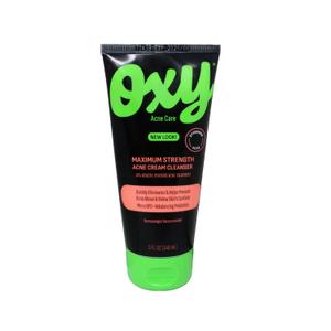 Oxy Acne Medication Face Wash - Maximum Action with Maximum Strength 10% Benzoyl Peroxide (5 Fl Oz)