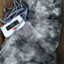 Sealy Electric Blanket Queen Size, Faux Fur & Flannel Heated Blanket with 10 Heat Setting & 1-12 Hour Auto Shut Off, Fast Heating Blanket, Machine Washable, Grey, 84 x 90 Inch