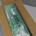 SPACELEAD Slim Storage Cart 3 Tier,Bathroom Organizer Rolling Utility,Mobile Shelving Unit Slide Out for Office, Kitchen, Laundry Room & Narrow PlacesGreen