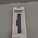 Selfie Stick Travel Tripod for Cell Phone with Remote Control and Phone Holder, Extendable Selfie Stick for iPhone, iPhone Tripod for Video Recording, 50 Inch, Black