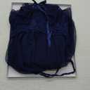 Women's Lingerie Sexy Lace Babydoll Dress Pajamas with Pantie Navy (Large)