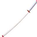 Sword fort Metal Demon Sword 104cm/41inchs,Stainless Steel, Hashira Pillar and Protagonist Katana for Anime Cosplay, Anime Original Textures,  Kanroji Mitsuri