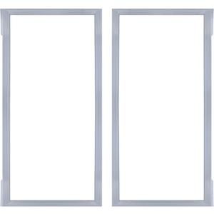 Upgraded 2 PACK 241778307 Fresh Food Door Gasket Compatible with Frigi-daire Kenmore Crosley and Electrolux Refrigerator Door Gasket, Replaces 1793667 AH3408461 etc,Refrigerator Door Seal Part (GRAY)