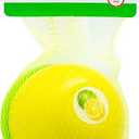 Culinary Elements Citrus Capsule, Lemon Storage Container, Saver: 1 Pack, Yellow, 9.7 cm x 7.7 cm, Round Tin with Lid, Airtight, Dishwasher Safe