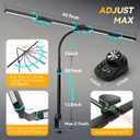 Adjustable LED Desk Lamp with Clamp, 4-Head Eye-Caring CRI95+ Desk Light, Stepless Dimming & Color Temp Remote Control, Flexible Neck, 5-Mode for Reading, Computer, Crafting, 90" Wide Desk Coverage